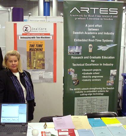 Anita Andler ARTES industry ambassador at our table